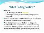 Was Does Diagnostic Mean?