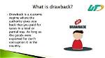 Was Does Drawback Mean?