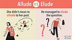 Was Does Elude Mean?