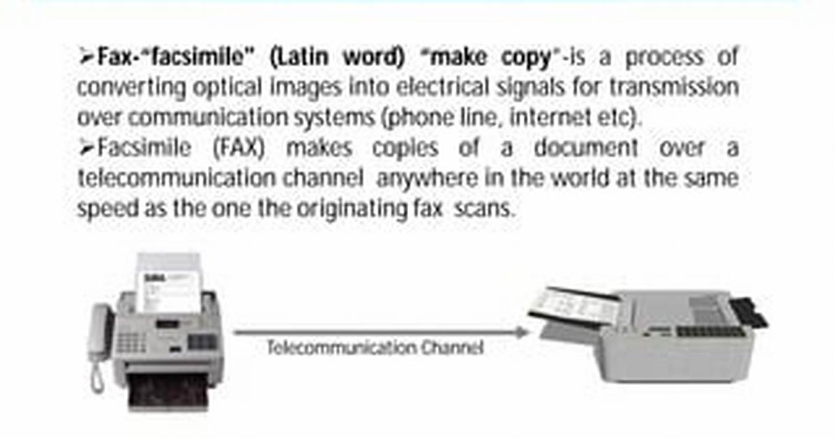 Was Does Facsimile Mean?