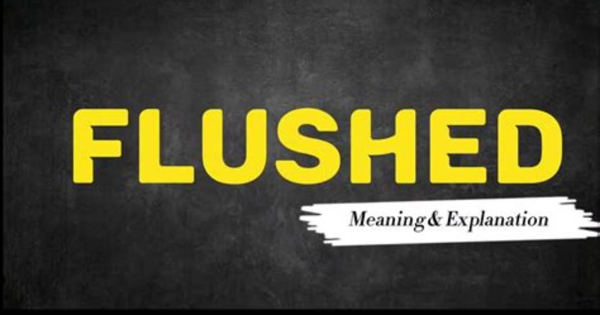Was Does Flushed Mean?