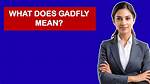 Was Does Gadfly Mean?