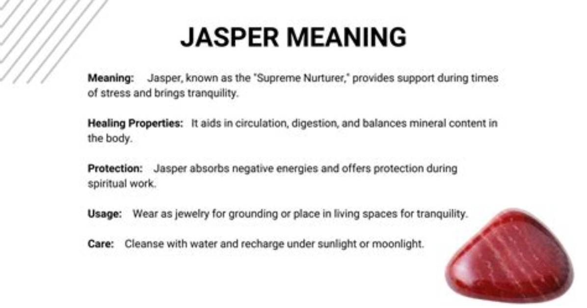 Was Does Jasper Mean?