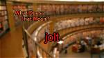 Was Does Jolt Mean?