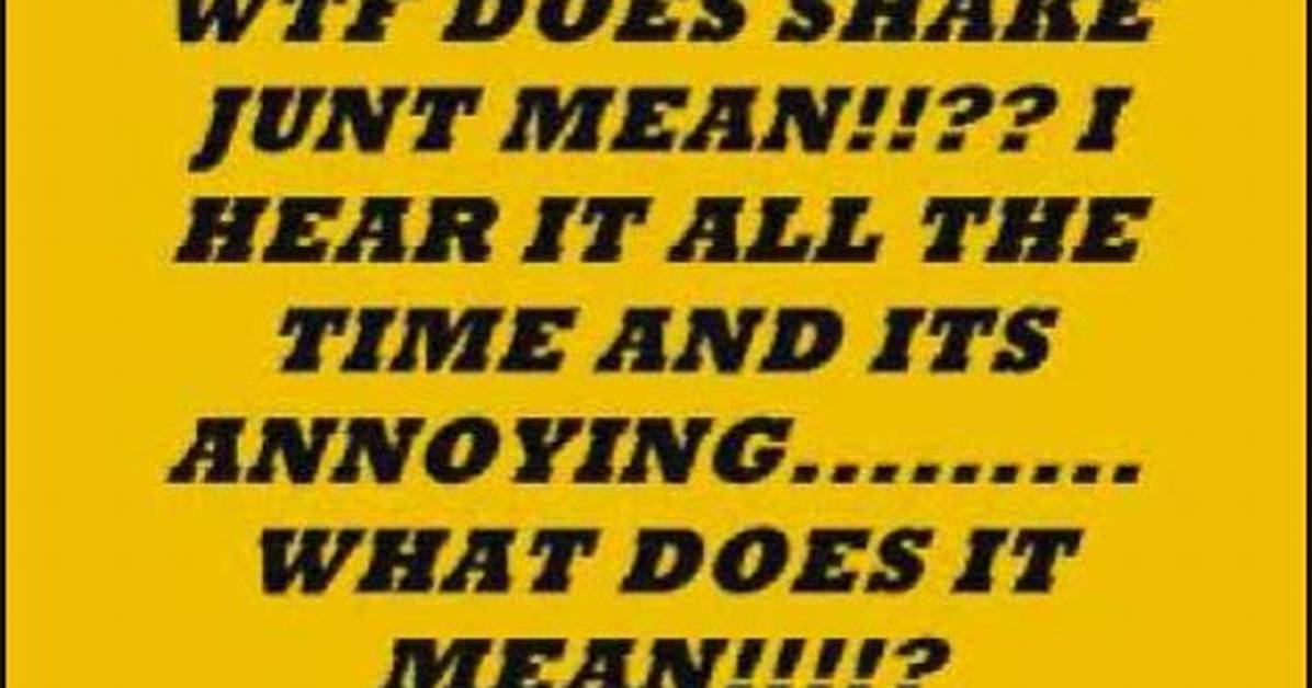 Was Does Junt Mean?