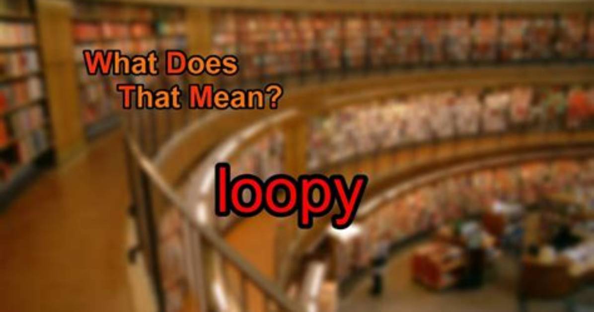 Was Does Loopy Mean?