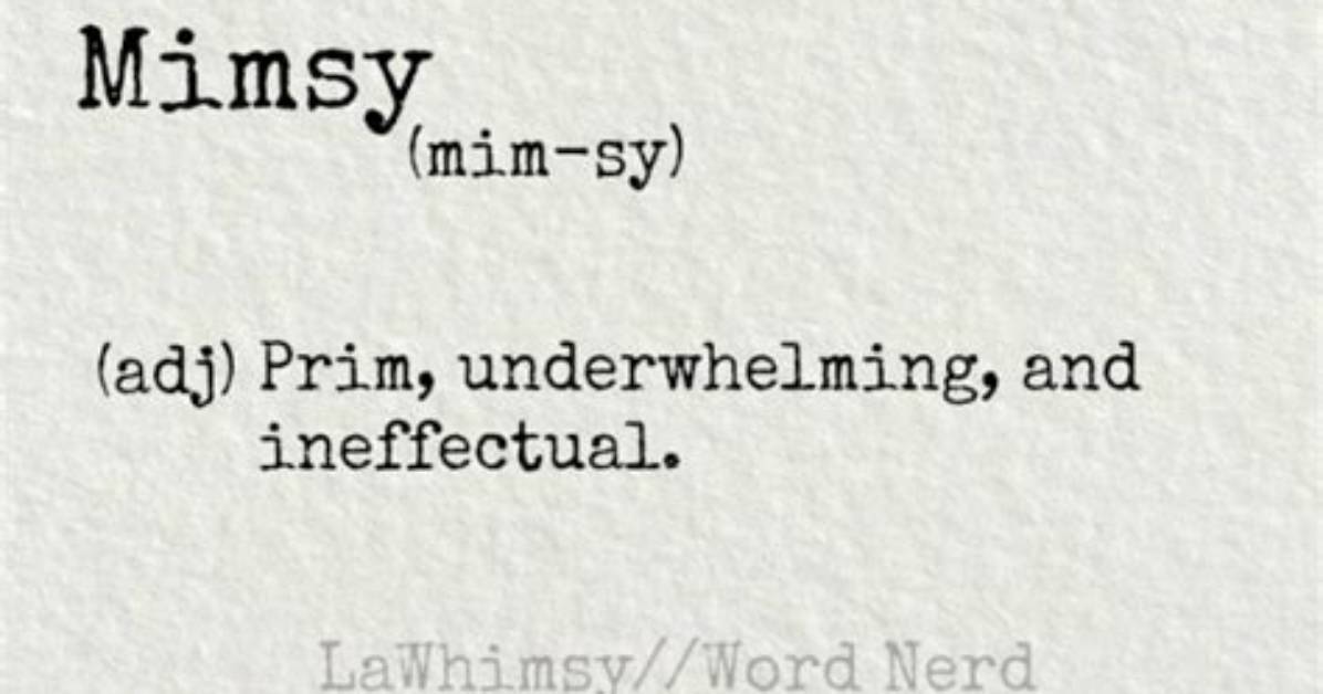 Was Does Mimsy Mean?