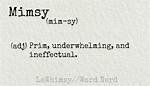 Was Does Mimsy Mean?