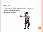 Was Does Mocking Mean?