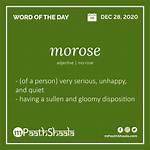 Was Does Morose Mean?