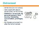 Was Does Ostracize Mean?