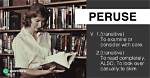 Was Does Perusing Mean?