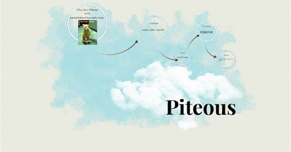 Was Does Piteous Mean?