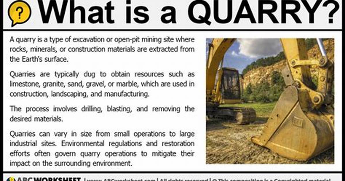 Was Does Quarry Mean?