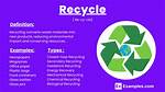 Was Does Recycle Mean?
