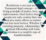 Was Does Restitution Mean?