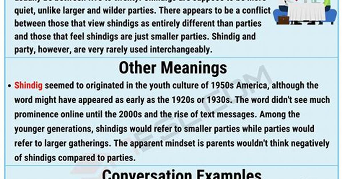 Was Does Shindig Mean?
