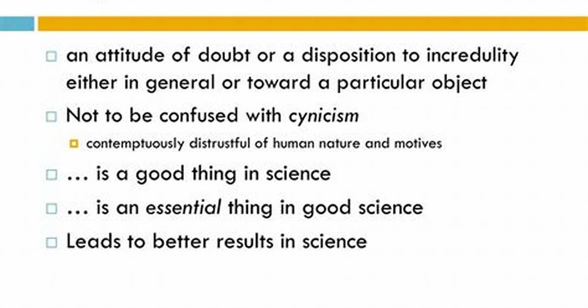 Was Does Skepticism Mean?