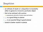 Was Does Skepticism Mean?