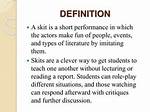 Was Does Skit Mean?
