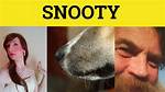 Was Does Snooty Mean?