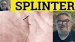 Was Does Splinter Mean?