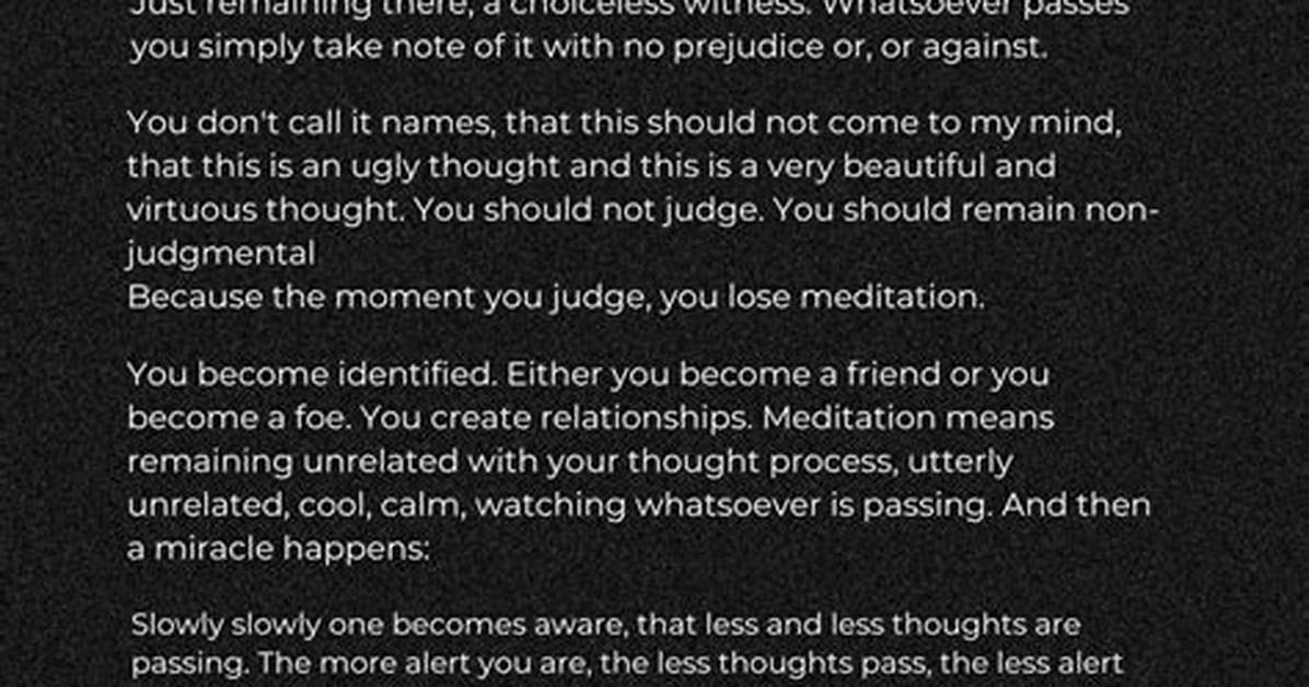 Was Does Stillness Mean?