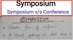 Was Does Symposium Mean?