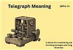 Was Does Telegraph Mean?