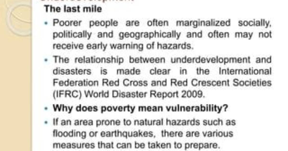 Was Does Underdevelopment Mean?