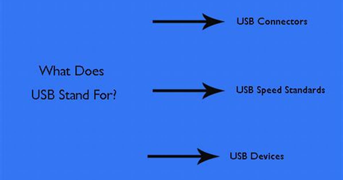 Was Does Usb Stand for?