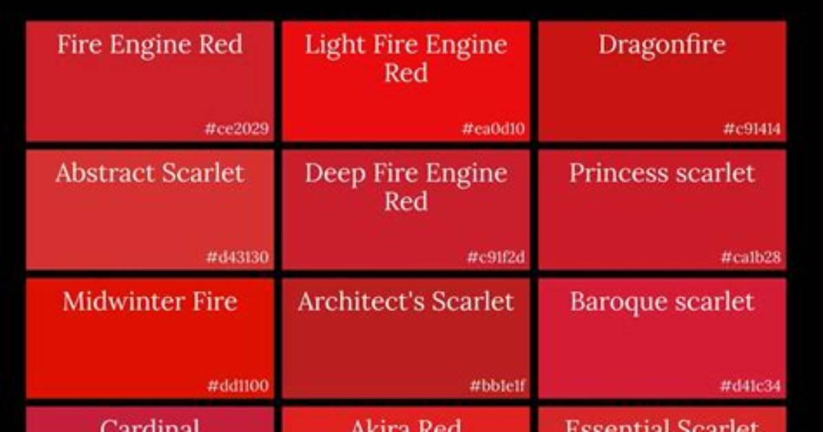 Was Fire Engine Red?