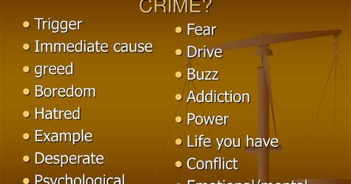 Was Forced to Commit a Crime?