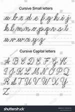 Was in Cursive Writing?