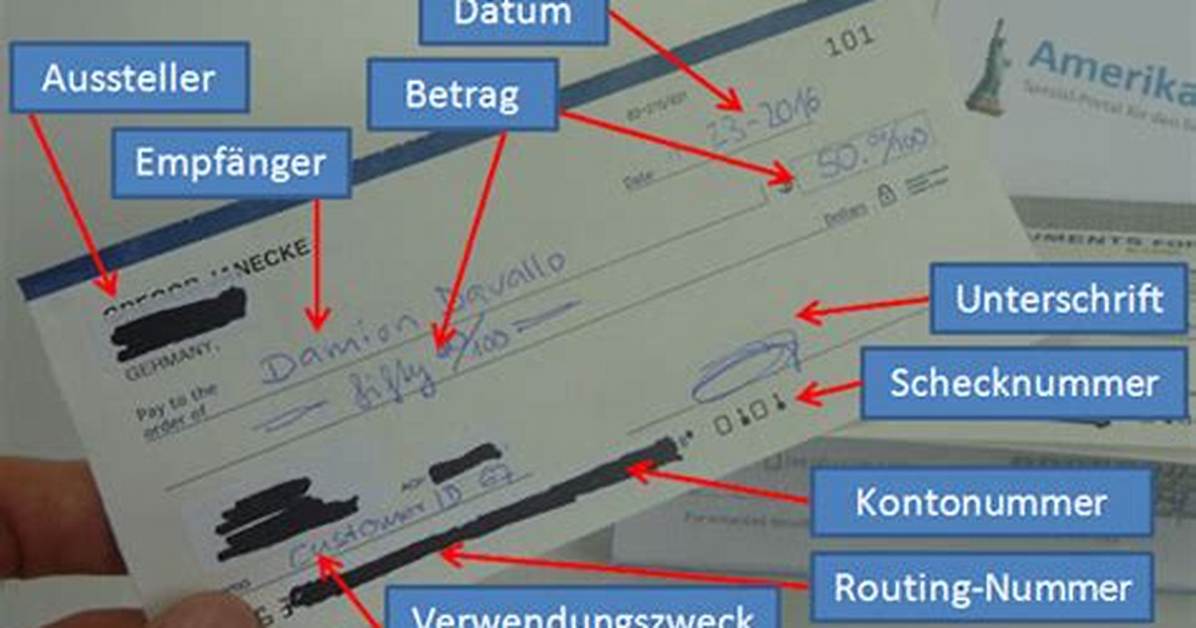 Was Ist Ein Scheck?