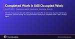 Was Occupied with Work?
