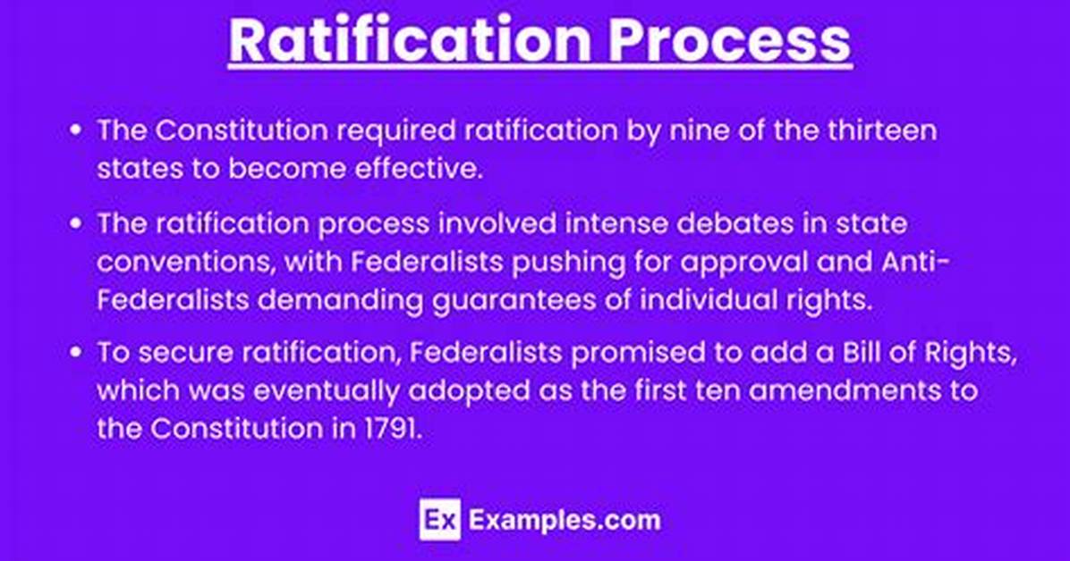 Was the Ratification Process?
