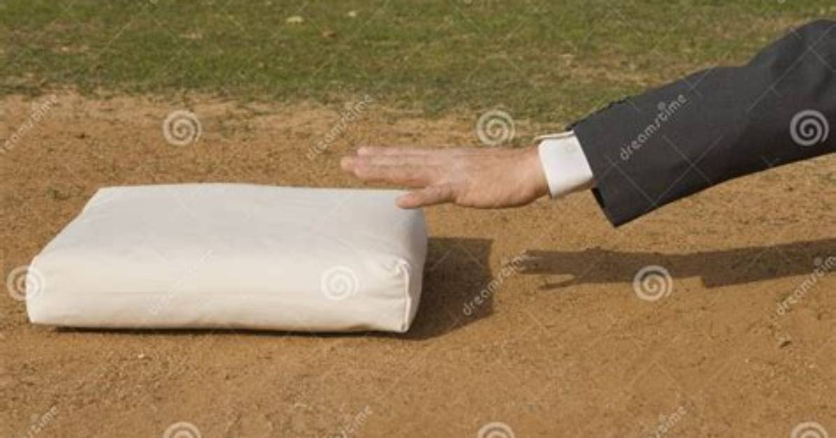 Was Touching Base with?