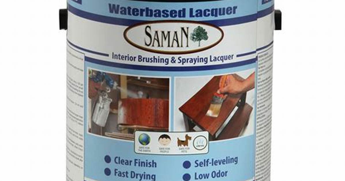 Water Based Lacquer