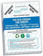 Waterproof Paper