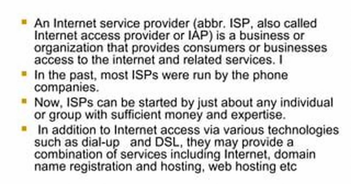 Web Access Provider: Abbr.