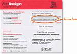 Webassign Access Code