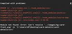 Webpack: Module Not Found: Error: Can't Resolve (With Relative Path)