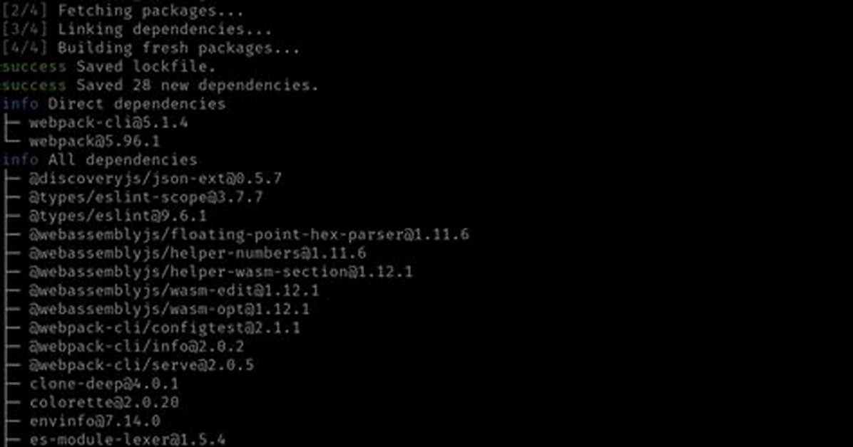 Webpack - Webpack-Dev-Server: Command Not Found