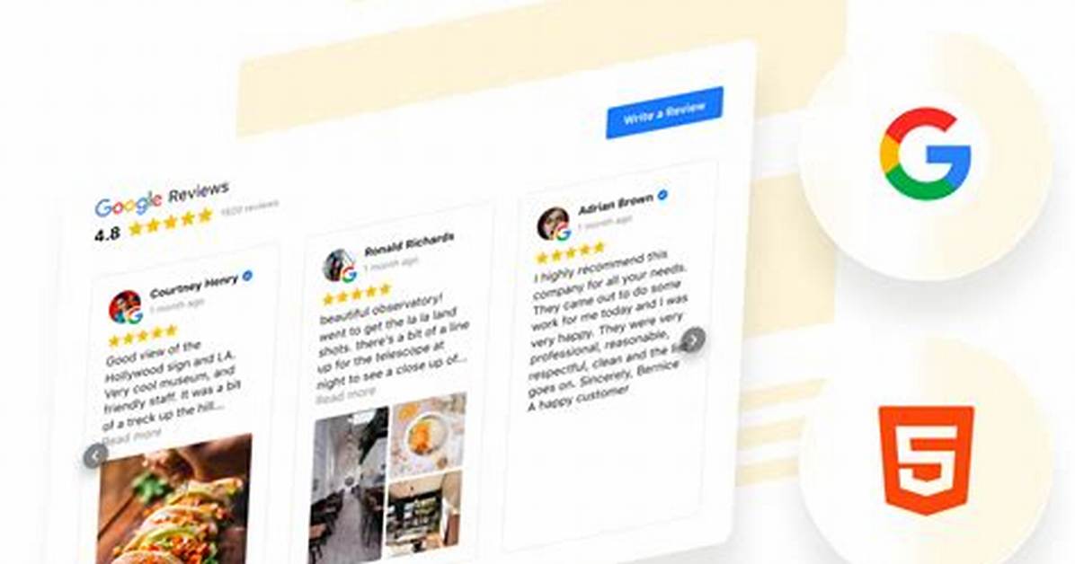 Website with Contributed Reviews