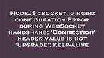 Websocket Connection Failed: Error During Websocket Handshake: Unexpected Response Code: 400