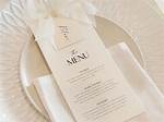 Wedding Menu Cards