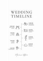 Wedding Timeline