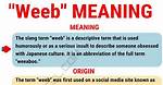 Weebs Definition
