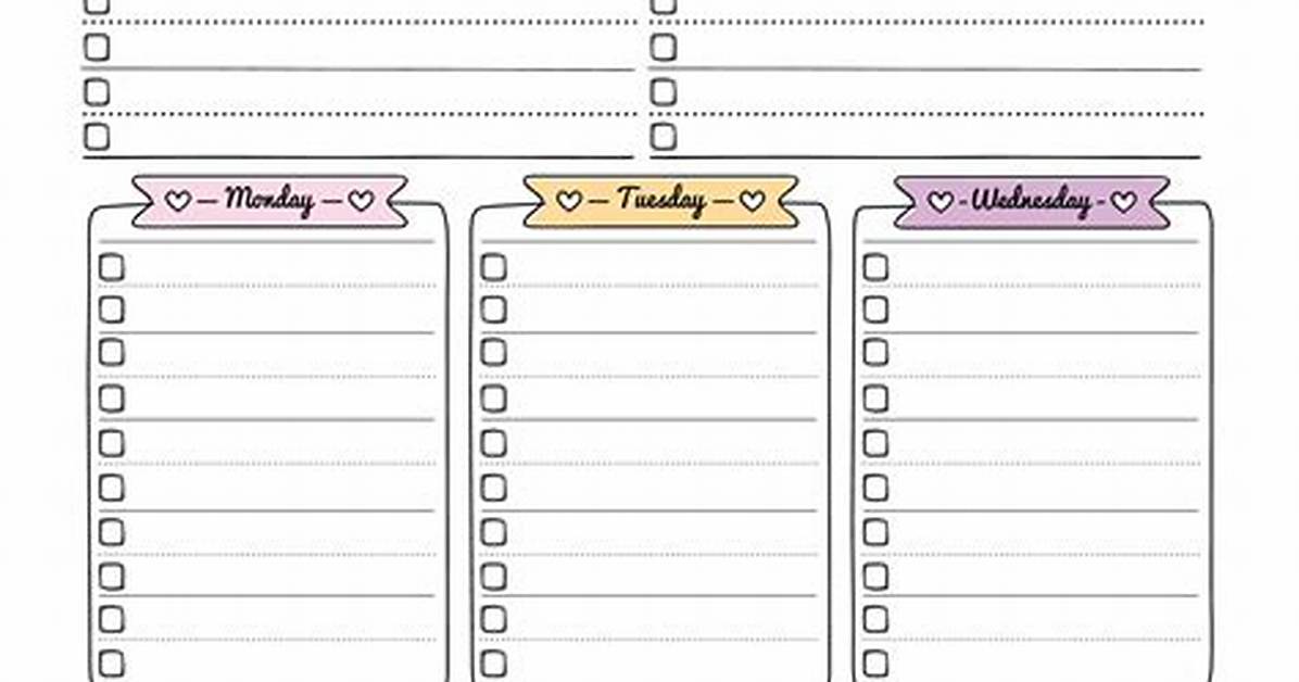 Weekly Planner
